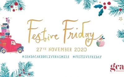 Retailer banner – to encourage customers to join us and send their Christmas Cards on Festive Friday 2020!