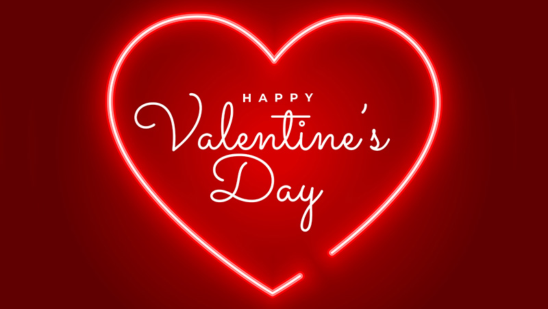 Valentine's Day Cards 'happy Valentines Dayentines Day' Lettering